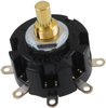 Switch, Rotary, 1Pole, 4 Position, Panel; No. Of Switch Positions Nkk Switches -- 09X9935
