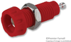Connector,4Mm Socket, 10A, Solder, Red; Gender Deltron Components - 45M6865 - Newark, An Avnet Company