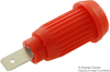 Banana Jack, 15A, Red; Gender Mueller Electric - 96F6202 - Newark, An Avnet Company
