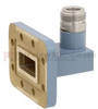 WR-90 to Type N Female Waveguide to Coax Adapter CPR-90G Grooved with 8.2 GHz to 12.4 GHz X Band in Copper, Paint - FMWCA1009 - Fairview Microwave Inc.
