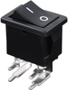 Switch, Rocker, Spdt, 6A, 250Vac, Black; Switch Operation Nkk Switches - 09X8812 - Newark, An Avnet Company
