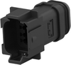 Automotive Housing, Rcpt, 8Pos, Black; Product Range Deutsch Te Connectivity - 55AJ2028 - Newark, An Avnet Company