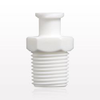 Threaded Connector, Female Luer Lock, White - 40066 - Qosina Corp.