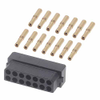 7+7 Pos. Female DIL 24-28 AWG Cable Conn. Kit, for Latches - M80-8441445 - Harwin Plc