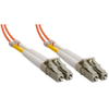 Amphenol FO-DUALLCX2MM-001 LC-LC Duplex Multimode 62.5/125 Fiber Optic Patch Cable (OFNR Riser) - 2 x LC Male to 2 x LC Male 1m - Image