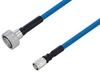 Plenum Snap-On 4.3-10 Male to NEX10 Male Low PIM Cable 36 Inch Length Using SPP-250-LLPL Coax Using Times Microwave Parts - PE3C6261-36 - Pasternack