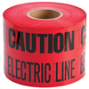 Identoline Underground Warning Tape - Electric (legend appears on two lines) - 91296 - Brady Corporation