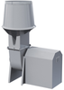Induced Flow Centrifugal Exhaust Fan, Airfoil Blade -- BAIFE