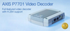  - AXIS P7701 Video Decoder - AXIS Communications, Inc.