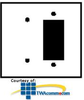 Leviton Midway Size Smooth Plastic Wallplates - 80608 - TelephoneStuff.com
