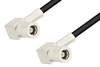 SMB Plug Right Angle to SMB Plug Right Angle Cable 48 Inch Length Using RG174 Coax, RoHS - PE3916LF-48 - Pasternack
