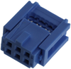 Wtb Conn, Rcpt, 6Pos, 2Row, 2.54Mm; Idc Connector Type Amp - Te Connectivity - 69AH9877 - Newark, An Avnet Company