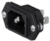 Iec Power Connector, C14 Inlet, 10A; Iec Connector Type Schurter - 82AC4990 - Newark, An Avnet Company