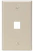 QuickPort Wallplates - 41080-1IP - Leviton Manufacturing