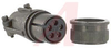 connector,metal circular,str plug w/cable clamp,size 18,5 #12 solder socket cont - 70143504 - Allied Electronics, Inc.
