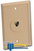 Suttle Flush, 4-Conductor Simplex Wall Jack - 625B4-4 - TelephoneStuff.com