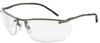 Uvex Slate Polycarbonate Standard Safety Glasses Clear Lens - Matte Gunmetal Frame - Wrap Around Frame - 603390-121739 - 603390-121739 - R. S. Hughes Company, Inc.
