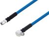 Plenum SMA Male to SMA Male Right Angle Low PIM Cable 100 cm Length Using SPP-250-LLPL Coax Using Times Microwave Parts - PE3C6210-100CM - Pasternack