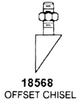 OFFSET CHISEL POINT INDICATOR CONTACT - 18568 - Flexbar Machine Corporation