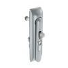 Swinghandle Latch, Medium Size - 125 mm , With Padlock Hasp, Use with Linear Actuator or as Single Point Latch, 8 mm Triangle DIN, Non-Sealed, Zinc Alloy, Satin Chrome Plated - H3-50-277-044 - Southco