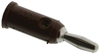 Banana Plug, 15A, Screw, Brown; Gender Pomona - 96F7102 - Newark, An Avnet Company