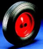 Solid Rubber Tyre Wheel with Welded Steel Centre -- BWB330 25.4/83 - Image