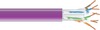 1,000Ft CAT6 Solid Bulk Cable 550-MHZ UTP Violet CMR PVC, Box - EYN864A-PB-1000 - Black Box