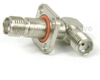 RA SMA Female (Jack) to SMA Female (Jack) 4 Hole Flange Adapter, High Temp, 1.2 VSWR - SM5277 - Fairview Microwave Inc.