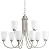 P4627-09EBWB Mid. Chandeliers-Glass Up - 375911 - Capital Lighting, Inc.