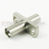 Smooth Bore SMP Male (Plug) to SMP Male (Plug) Full Detent 2 Hole Flange Adapter, Passivated Stainless Steel Body, 1.3 VSWR - SM2605 - Fairview Microwave Inc.