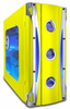 Apevia X-Cruiser Thermally Advantaged Case - Yellow -- 110056