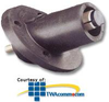 Leviton 22/23 Series 690Amp Male Ball Nose Panel Receptacle -- 22R23 - Image