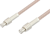 MCX Plug to MCX Plug Cable 24 Inch Length Using RG316 Coax - PE3297-24 - Pasternack