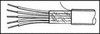 Unshielded Multiconductor Cable 6 Conductor 24Awg 100Ft; Cable Shielding Alpha Wire - 85K9801 - Newark, An Avnet Company