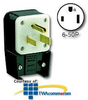 Leviton 50Amp 250V Flush Mount Receptacle Matching Angle.. -- 9650-P