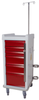 MR-Conditional Narrow Six Drawer Emergency Cart Breakaw.. - MRN6B-EMG - Harloff Company, Inc. (The)