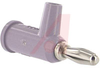 Banana Jack; Banana Jack; 15 A; Violet;Beryllium Copper; 5000 Vrms (Max.) - 70197888 - Allied Electronics, Inc.