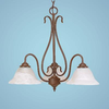 Mid. Chandeliers-Glass Down - 730105 - Capital Lighting, Inc.