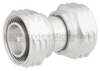 Low PIM 4.3-10 Male (Plug) to 4.3-10 Male (Plug) Adapter, Tri-Metal Plated Brass Body, 1.08 VSWR - FMAD1095 - Fairview Microwave Inc.
