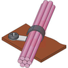 Clamp; Soft Steel; Screw; 0.138 in.; 0.37 in.; PVC; 1.57 in.; 0.12 in. - 70208696 - Allied Electronics, Inc.