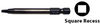 Power Bits, Square Recess (1/ Pkg.) - 784612-A - Makita USA, Inc.
