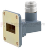 WR-90 to Type N Female Waveguide to Coax Adapter UG-135/U Square Cover with 8.2 GHz to 12.4 GHz X Band in Aluminum, Paint - FMWCA1031 - Fairview Microwave Inc.