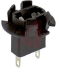Hldr, Lamp; Wedge; 20 W; 28 V; Brass; 22 AWG; Solder Lug; 5/8 In. L x 13/16 In - 70214081 - Allied Electronics, Inc.