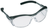 3M Nuvo 11411-00000-20 Polycarbonate Standard Safety Glasses Clear Lens - Gray Frame - Half Frame - 078371-62059 - 078371-62059 - R. S. Hughes Company, Inc.