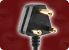SANS 60799 SOUTH AFRICAN to IEC-60320-C13 AUTO-LOCK HOME // Power Cords // International Power Cords // South Africa Power Cords -- 8580.120AL - Image