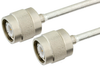 TNC Male to TNC Male Semi-Flexible Precision Cable 12 Inch Length Using PE-SR402FL Coax, LF Solder, RoHS - PE39479-12 - Pasternack