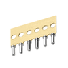 Female Vertical Throughboard Ø0.50mm Contact, 6 per carrier - D01-9900601 - Harwin Plc