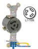 Leviton Single Flush Receptacle, 15 AMP 277 Volt - 4760 - TelephoneStuff.com