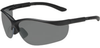 Bouton Optical Hi-Voltage AC 250-21-0000 Universal Polycarbonate Standard Safety Glasses Gray Lens - Black Frame - 616314-31991 - 616314-31991 - R. S. Hughes Company, Inc.