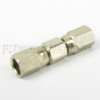 SSMC Plug to SSMC Plug Adapter, Nickel Plated Brass Body, 1.25 VSWR - SM2186 - Fairview Microwave Inc.